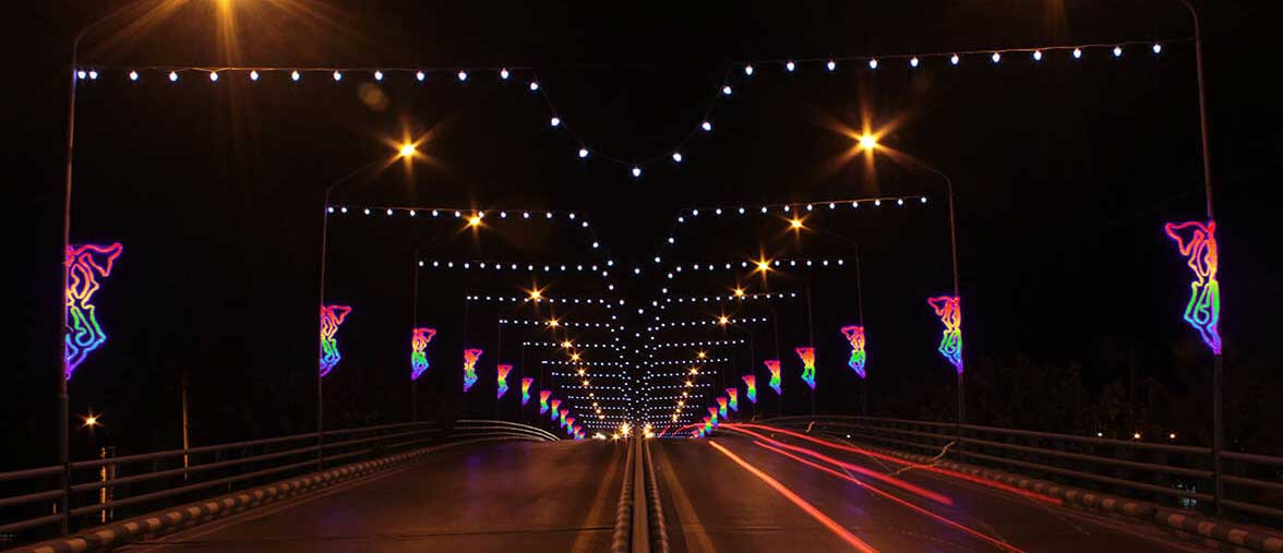 نورپردازی شهری، پل سرهنگ اصفهان