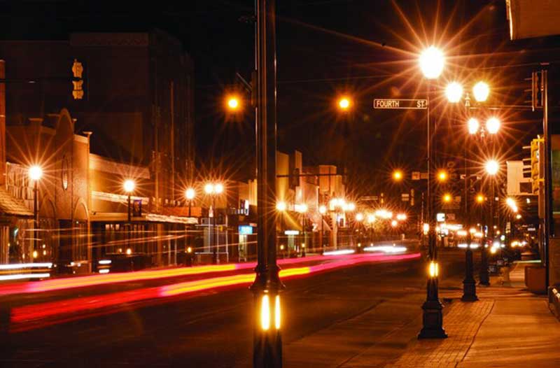 تأثیر لامپ های LED در نورپردازی شهری