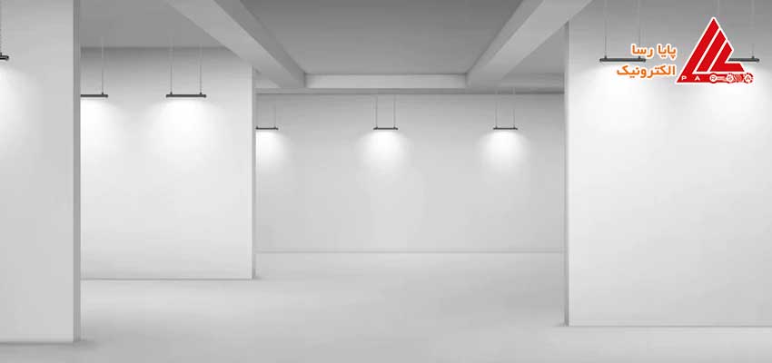 روشنایی نمای داخلی ساختمان